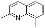 2,8-Dimethylquinoline molecular structure (CAS 1463-17-8)