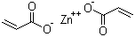 structure of CAS# 14643-87-9, Zinc acrylate
