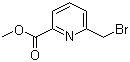 结构式 CAS# 146462-25-1, 2-溴甲基-6-吡啶甲酸甲酯
