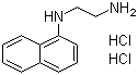 N-(1-Naphthyl)ethylenediamine dihydrochloride molecular structure (CAS 1465-25-4)