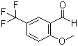 structure of CAS# 146539-83-5, 2-Methoxy-5-(trifluoromethyl)benzaldehyde