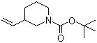 结构式 CAS# 146667-87-0, 3-乙烯基哌啶-1-甲酸叔丁酯
