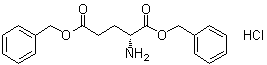 D-Glutamic acid bis(phenylmethyl) ester hydrochloride molecular structure (CAS 146844-02-2)