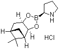 (S)-2-Pyrrolidineboronic acid (-)-pinanediol ester hydrochloride molecular structure (CAS 147255-70-7)