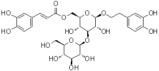 车前草苷 D分子结构 (CAS 147331-98-4)