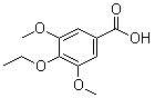 structure of CAS# 14779-44-3, 3,5-Dimethoxy-4-ethoxybenzoic acid;4-Ethoxy-3,5-dimethoxybenzoic acid