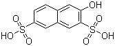 3-Hydroxynaphthalene-2,7-disulphonic acid molecular structure (CAS 148-75-4)