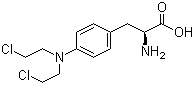 Melphalan molecular structure (CAS 148-82-3)