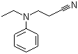 structure of CAS# 148-87-8, 3-Ethylanilinopropiononitrile;3-(N-Ethylanilino)propiononitrile; N-(2-Cyanoethyl)-N-ethylaniline; 3-(Ethylphenylamino)-propanenitrile