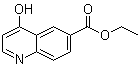 4-Hydroxy-6-quinolinecarboxylic acid ethyl ester molecular structure (CAS 148018-33-1)
