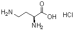 structure of CAS# 1482-98-0, (S)-2,4-Diaminobutanoic acid monohydrochloride;L-alpha,gamma-Diaminobutyric acid monohydrochloride