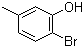 structure of CAS# 14847-51-9, 2-Bromo-5-methylphenol