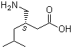 structure of CAS# 148553-50-8, Pregabalin;3-(Aminomethyl)-5-methyl-hexanoic acid