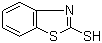 结构式 CAS# 149-30-4, 2-巯基苯并噻唑; 2-硫醇基苯并噻唑; 促进剂 M