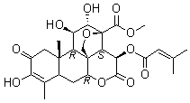 (+)-Brusatol molecular structure (CAS 14907-98-3)