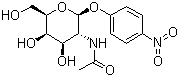structure of CAS# 14948-96-0, 4-Nitrophenyl-N-acetyl-beta-D-galactosaminide;p-Nitrophenyl-2-acetamido-2-deoxy-beta-D-galactoside