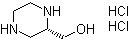 (S)-2-Piperazinemethanol dihydrochloride molecular structure (CAS 149629-73-2)