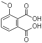 结构式 CAS# 14963-97-4, 3-甲氧基邻苯二甲酸; 3-甲氧基苯-1,2-二甲酸