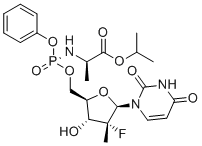 Sofosbuvir Impurity 50 molecular structure (CAS 1496552-16-9)