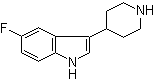 5-Fluoro-3-[4-piperidinyl]-1H-indole molecular structure (CAS 149669-43-2)