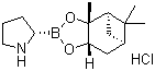 结构式 CAS# 149716-73-4, (S)-2-吡咯烷硼酸蒎烷二醇酯盐酸盐