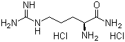 L-Argininamide dihydrochloride molecular structure (CAS 14975-30-5)