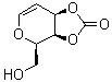结构式 CAS# 149847-26-7, 1,5-脱水-2-脱氧-D-来苏-己-1-烯糖环 3,4-碳酸酯