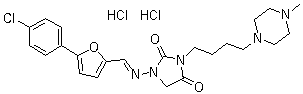 structure of CAS# 149888-94-8, Azimilide dihydrochloride;NE 10064