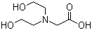 结构式 CAS# 150-25-4, N,N-二羟乙基甘氨酸