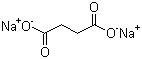 结构式 CAS# 150-90-3, 丁二酸二钠; 丁二酸钠