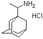 Rimantadine hydrochloride molecular structure (CAS 1501-84-4)