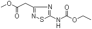 structure of CAS# 150215-07-9, Methyl 5-[(ethoxycarbonyl)amino]-1,2,4-thiadiazole-3-acetate