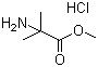2-氨基异丁酸甲酯盐酸盐分子结构 (CAS 15028-41-8)