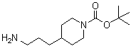 4-(3-Aminopropyl)piperidine-1-carboxylic acid tert-butyl ester molecular structure (CAS 150349-65-8)