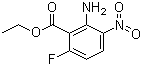 structure of CAS# 150368-37-9, 2-Amino-6-fluoro-3-nitrobenzoic acid ethyl ester