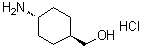 trans-4-Aminocyclohexanemethanol hydrochloride molecular structure (CAS 1504-49-0)