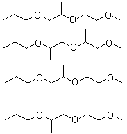 Dipropylene glycol methyl propyl ether molecular structure (CAS 150407-54-8)