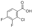 结构式 CAS# 150444-93-2, 2-氯-3,4-二氟苯甲酸