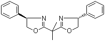 结构式 CAS# 150529-93-4, (+)-2,2'-异亚丙基双[(4R)-4-苯基-2-噁唑啉]