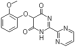 structure of CAS# 150728-12-4, 5-(2-Methoxyphenoxy)-[2,2'-bipyrimidine]-4,6(1H,5H)-dione