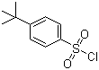 4-tert-Butylbenzenesulfonyl chloride molecular structure (CAS 15084-51-2)