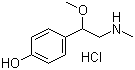 beta-Methoxysynephrine hydrochloride molecular structure (CAS 15096-17-0)