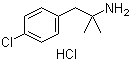 4-Chloro-alpha,alpha-dimethybenzeneethanamine hydrochloride molecular structure (CAS 151-06-4)