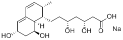 structure of CAS# 151061-28-8, Pravastatin EP Impurity F;(3R,5R)-7-((1S,2S,6S,8S,8aR)-6,8-dihydroxy-2-methyl-1,2,6,7,8,8a-hexahydronaphthalen-1-yl)-3,5-dihydroxyheptanoic acid Sodium Salt