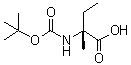 结构式 CAS# 151171-11-8, N-叔丁氧羰基-L-异缬氨酸