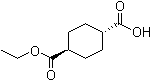 结构式 CAS# 15177-66-9, 反式-1,4-环己烷二羧酸单乙酯