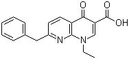 结构式 CAS# 15180-02-6, 安福萘酸; 乙苄二氮萘酸