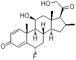 Fluocortolone molecular structure (CAS 152-97-6)