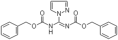 结构式 CAS# 152120-55-3, N,N'-双(苄氧羰基)-1H-吡唑-1-甲脒