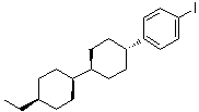 [cis(trans)]-1-(4'-Ethyl[1,1'-bicyclohexyl]-4-yl)-4-iodobenzene molecular structure (CAS 152126-37-9)